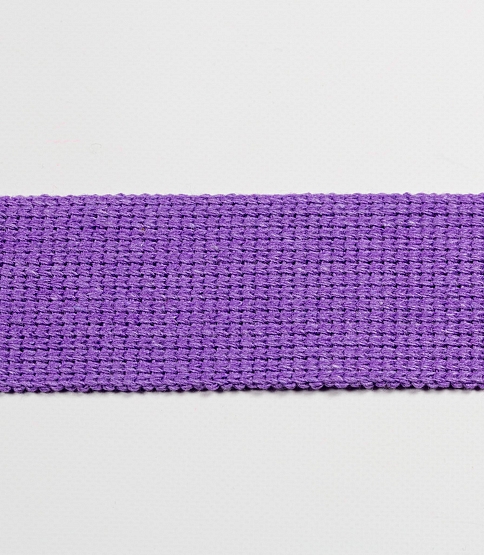 Heavy Acrylic Webbing Tape 15mt Card Purple - Click Image to Close
